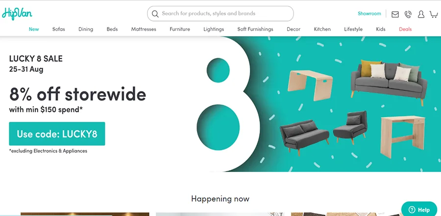 HipVan Ecommerce site